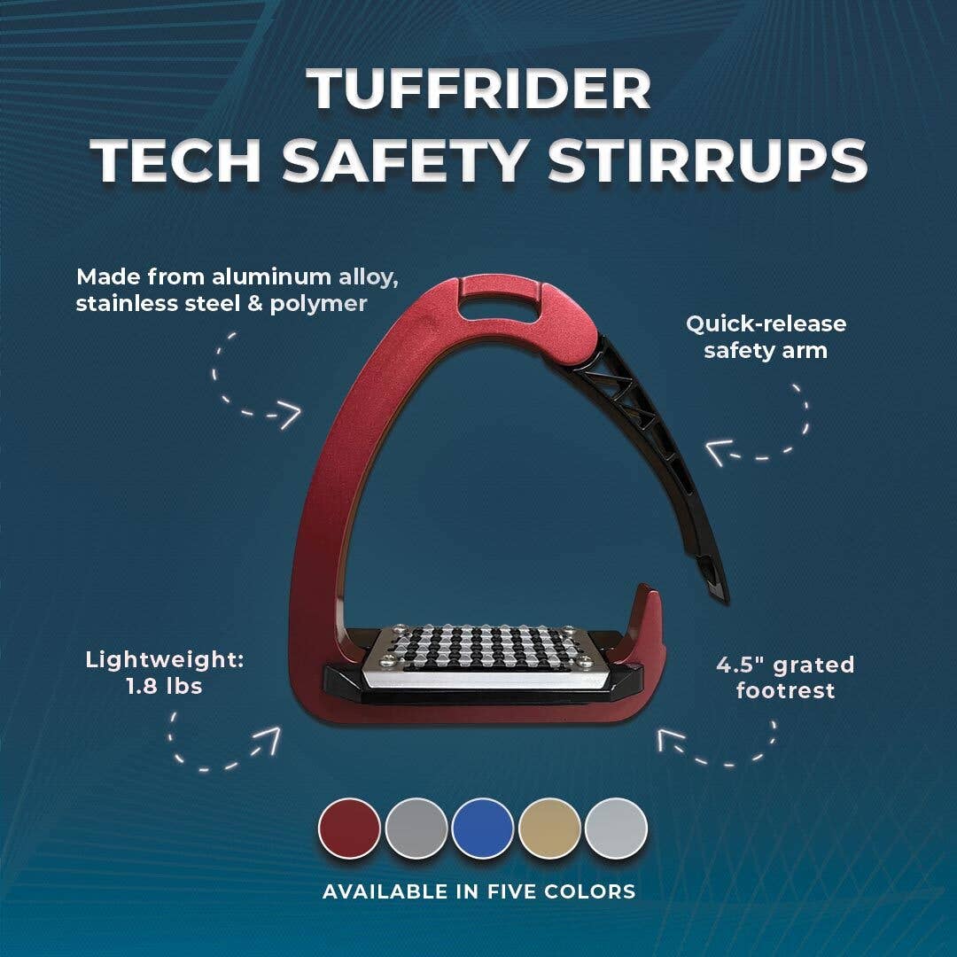 JPC Equestrian - Wholesale Horseback Riding Gear - TuffRider Tech Safety Stirrups-1.8lbs7
