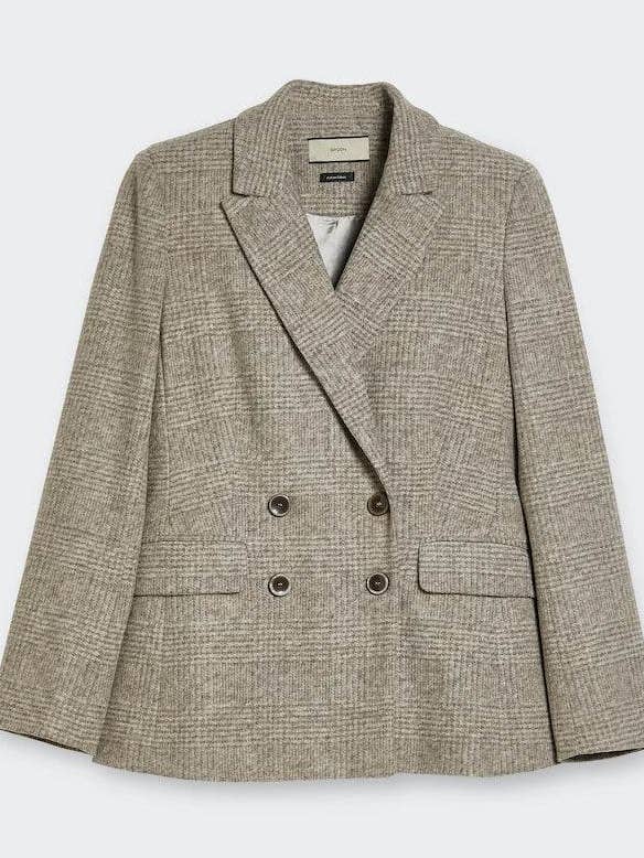 Blazer doppiopetto a quadri per la vendita all'ingrosso da parte di Spoon