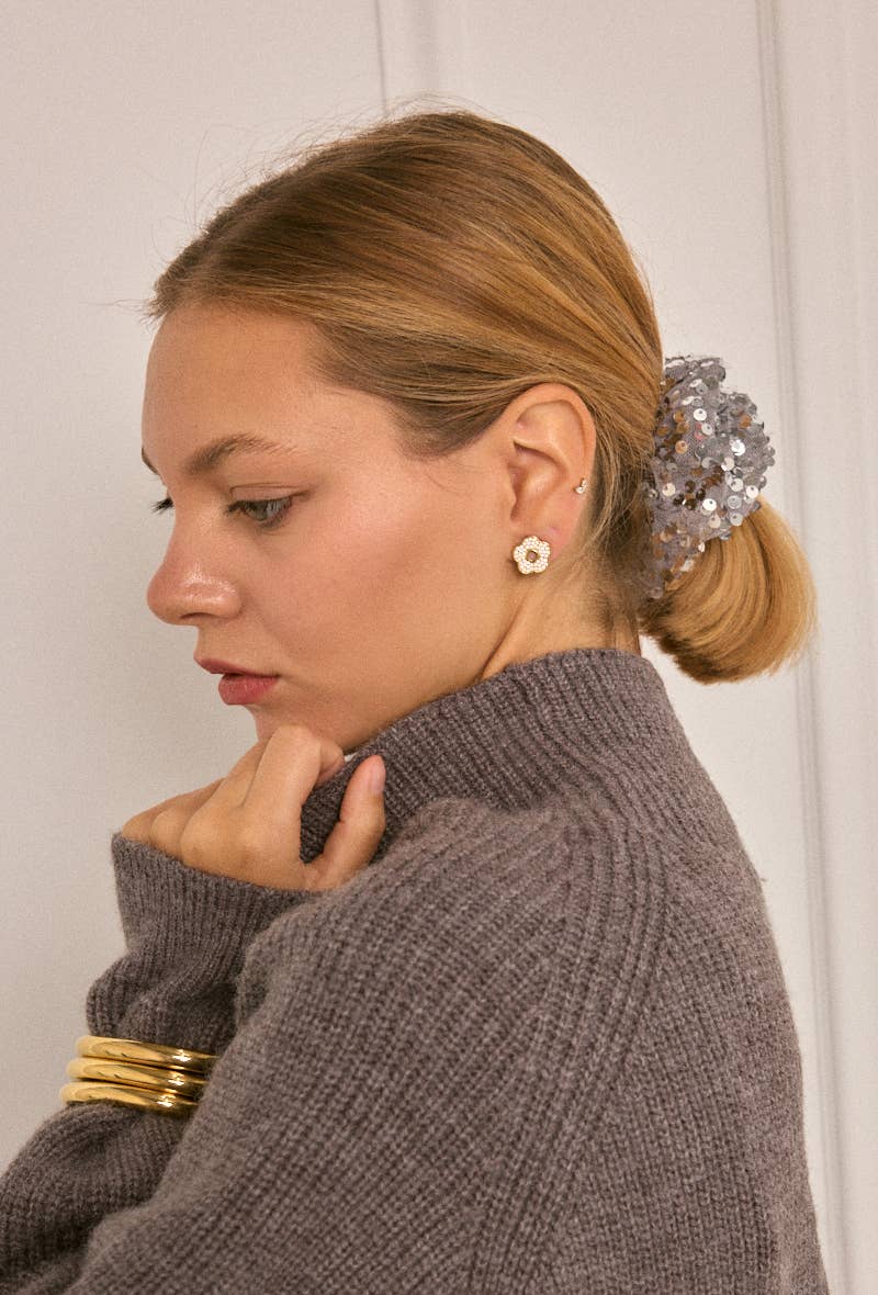 Gold Stainless steel earrings 124RX224 for wholesale on Faire2