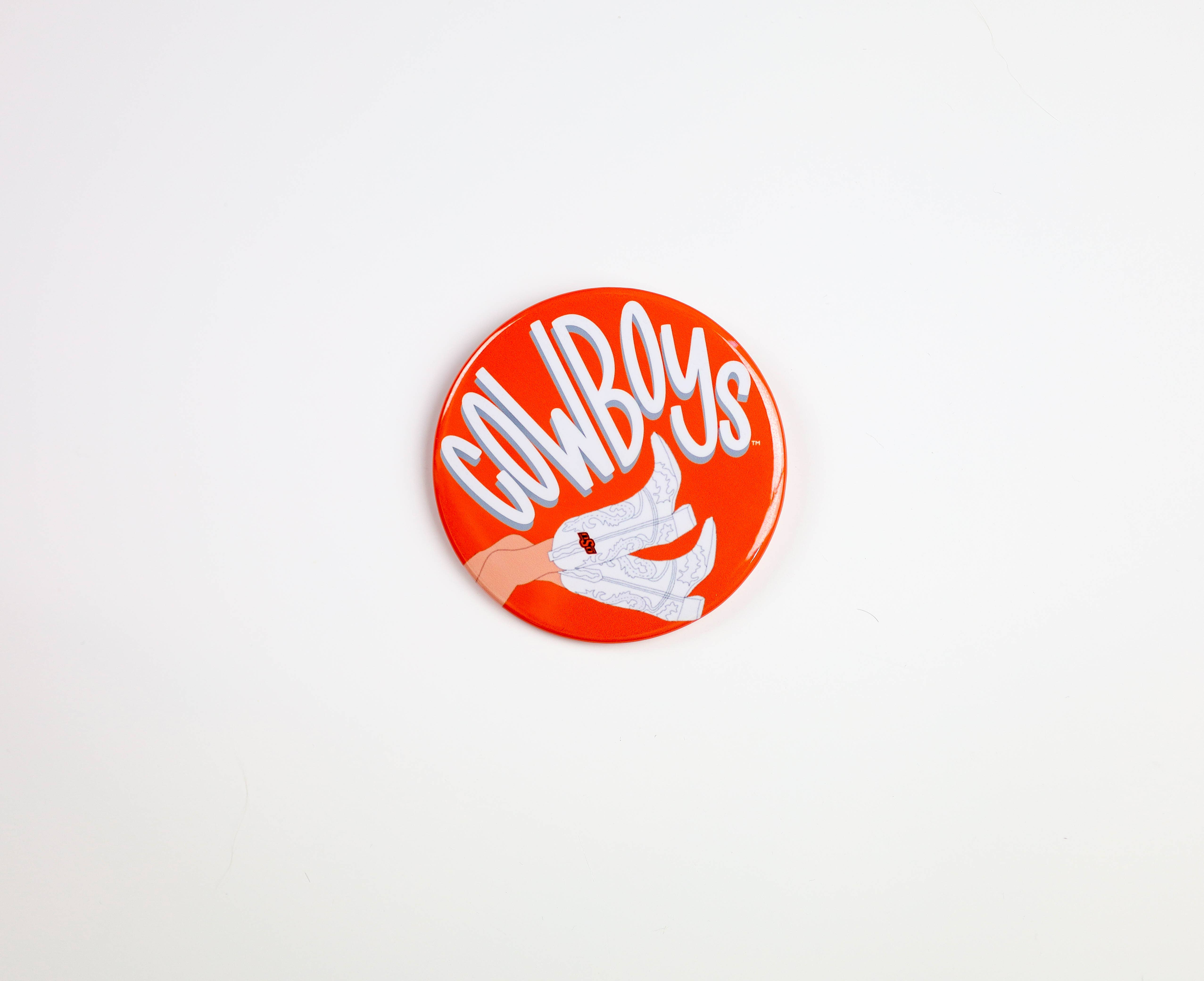 Tailgated Co. - Wholesale Lapel Pin/Button - Oklahoma State University Game Day Buttons | Pinback Pins0