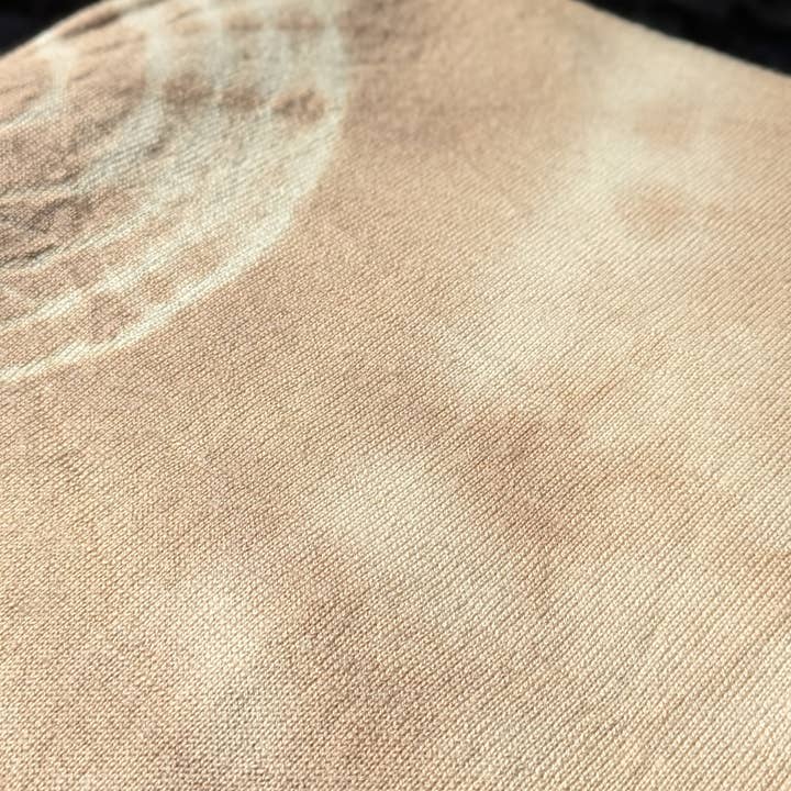 Wooliie - Wholesale Throw Blanket - Sand Shibori - Handmade Plant-Dyed Merino Wool Blanket