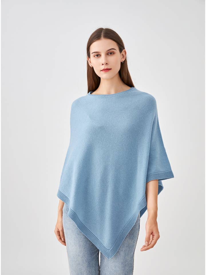 jw.atelier - Vendita all'ingrosso Poncho - Donna - Poncho 100% cashmere11
