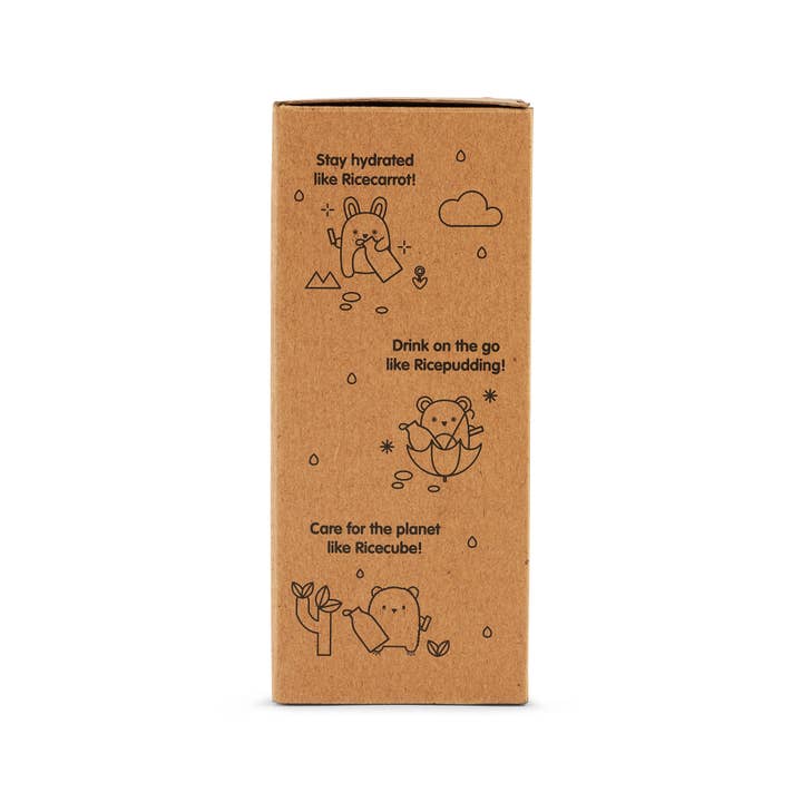 Noodoll - Wholesale Water Bottle - Stainless Steel Water Bottle - Ricepudding Bear-Blue-US only7