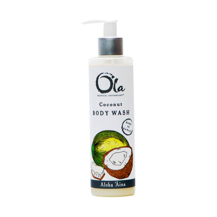 Coconut Body Wash | 8 fl oz for wholesale by Ola Tropical Apothecary