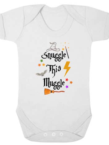 Second Ave Snuggle Denna Muggla Baby Grow Vest Bodysuit för wholesale av Second Ave Gift Company