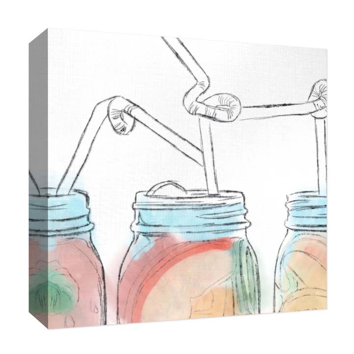 Refreshing 22'' x 22'' Canvas Wall Art for wholesale by PTM Images