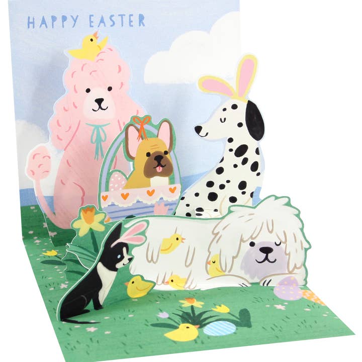 Pop Up 3D Treasure påskekort Påskeunger for engroshandel hos Popshots Studios