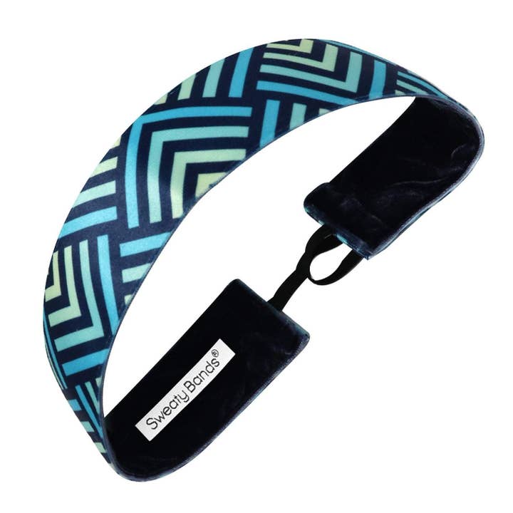 Deco Diamonds | Green, Blue | 1.5 Inch for wholesale by Sweaty Bands