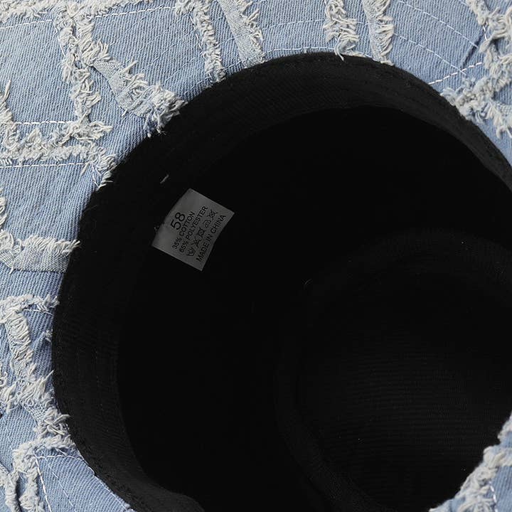 PEACH ACCESSORIES - Wholesale Cowboy Hat – Women’s - Fashionable Western Style Denim Cowboy Hat WA2194