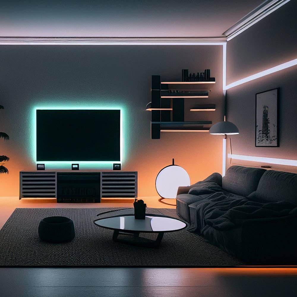 ENER-J – wholesale String lights – 24V RGB+CCT COB LED Strip 5m with Power Supply & Remote7