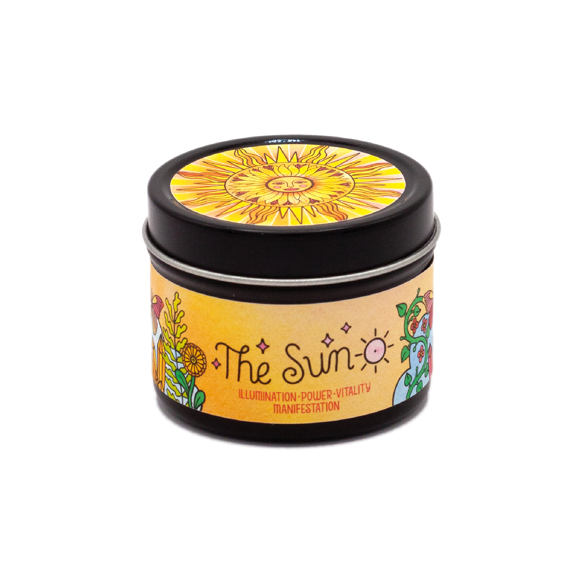 Rachel Beyer - Wholesale Travel Candles - The Sun Aromatherapy Soy Candle - Orange Floral0