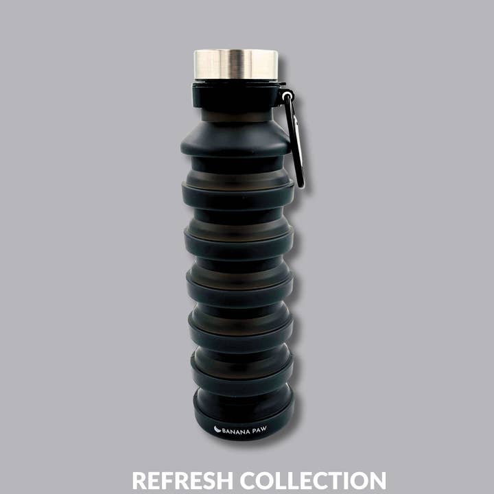 Foldable water bottle for on the go – Flexible, stylish & always with you for wholesale by BananaPaw