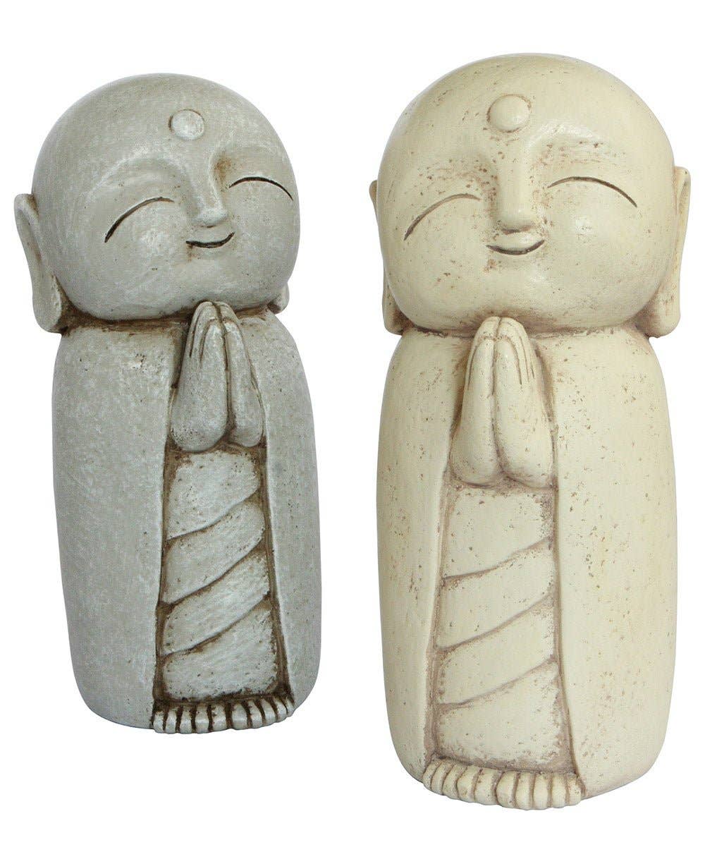 Buddha Groove - Wholesale Decorative Figurine - Peaceful Jizo Garden Statue, 8 Inches4
