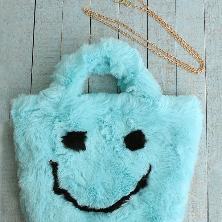 Sparkle Sisters by Couture Clips - Wholesale Tote Bag - Kids - Faux Fur Happy Bag
