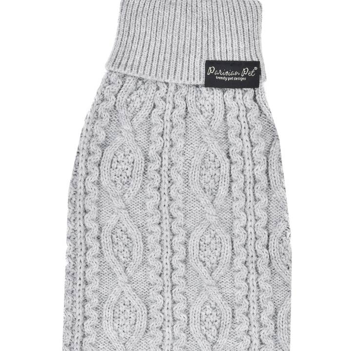 Cable Knit Sweater Cloud Gray – Perfect for Cold Weather and other Purchase Wholesale jax and bones. Free Returns & Net 60 Terms on Faire trending on Faire.