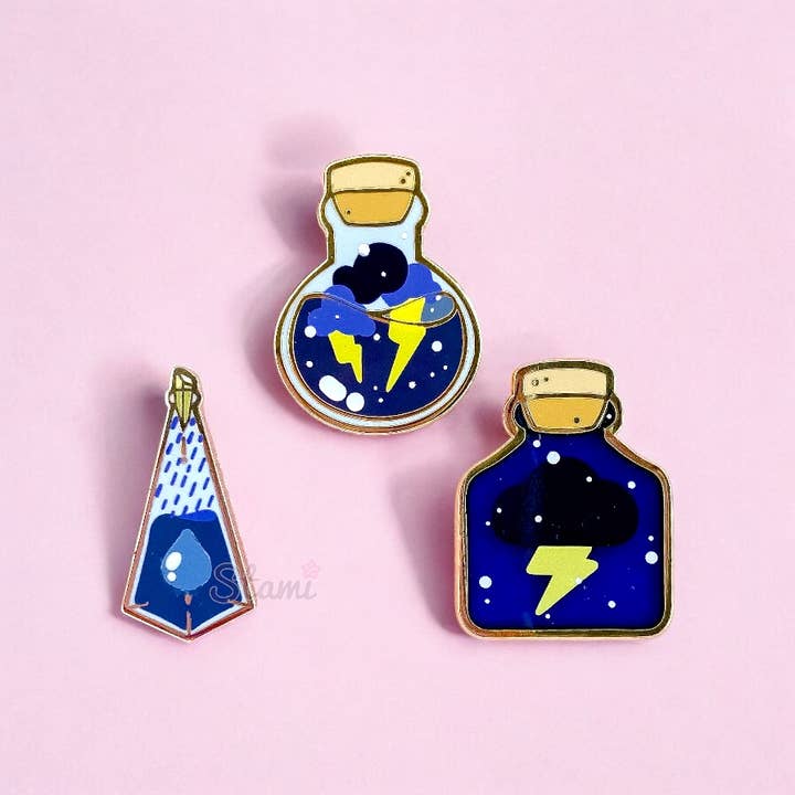 Potion Pins: Brewing Up a Storm for wholesale by Stami Studios