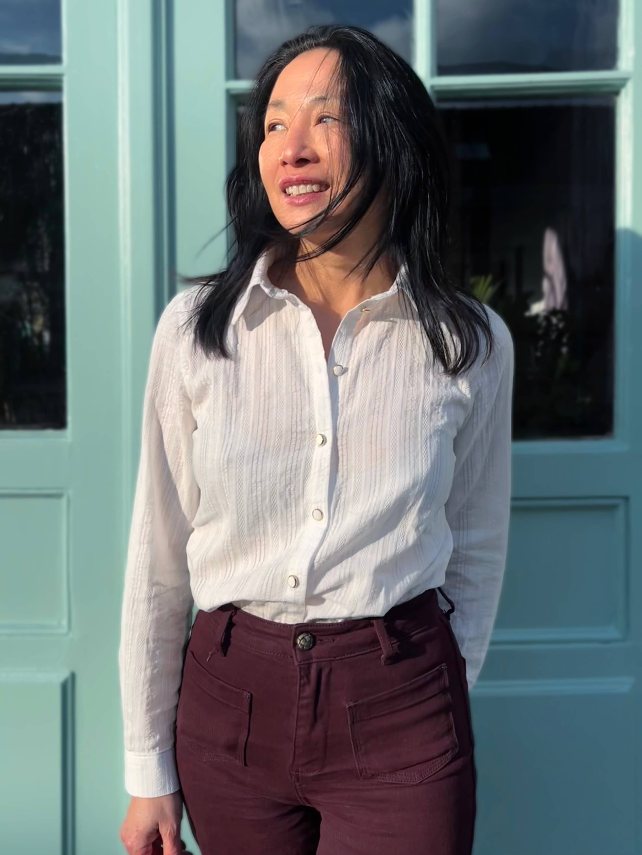 MY DRESS MADE - Wholesale Blouse - Women's - IRIS embroidered fabric - 100% cotton7