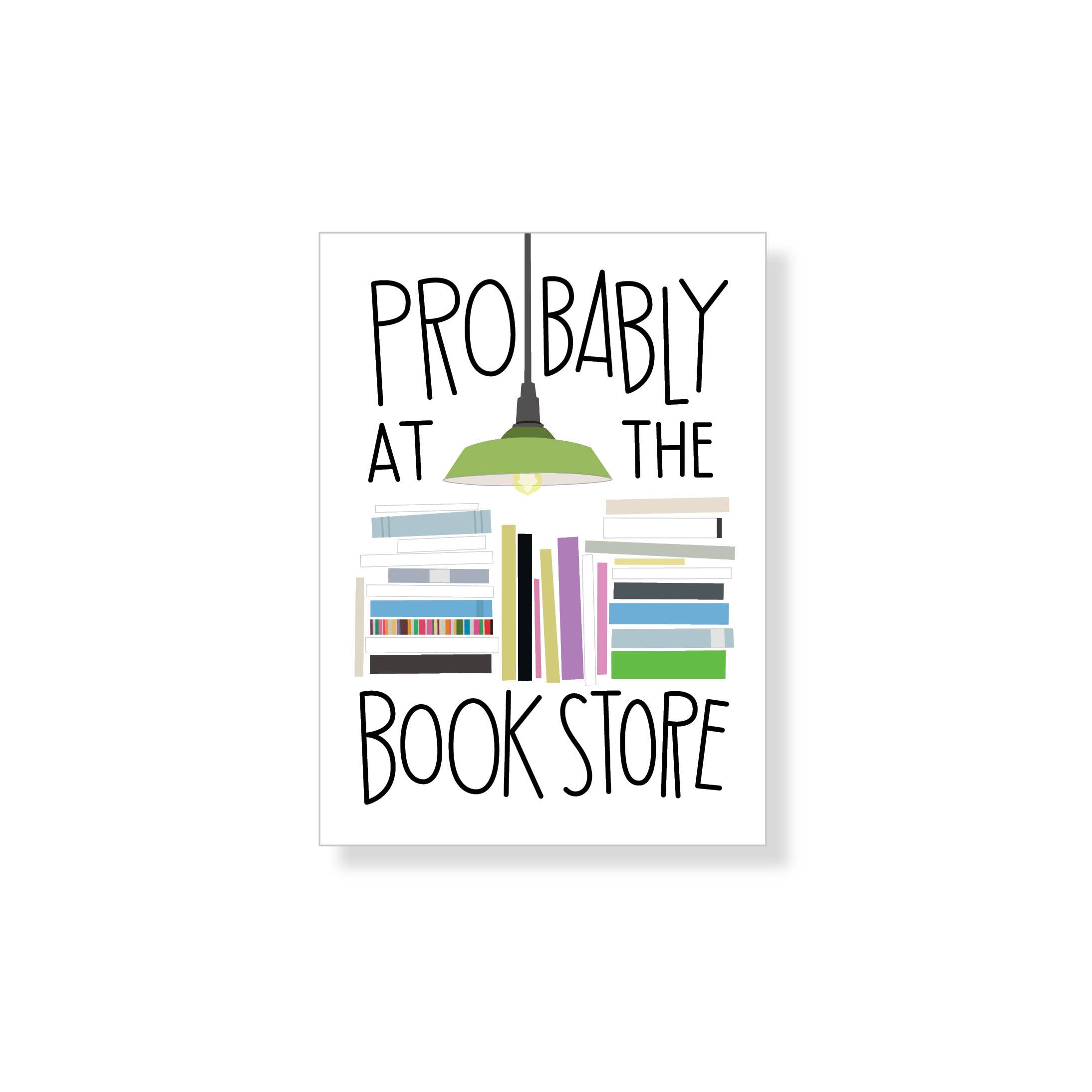 Apartment 2 Cards - Venta al por mayor Imanes - Probablemente en la librería, Gift Magnet