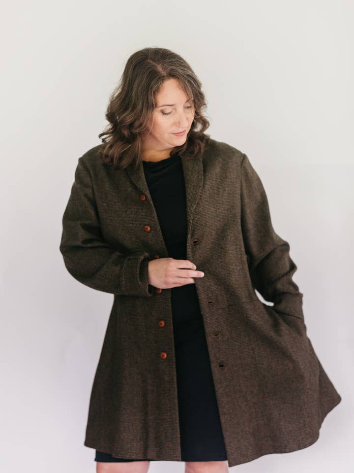 263 redingote Countryside - Motivo da cucito per la vendita all'ingrosso da parte di Folkwear