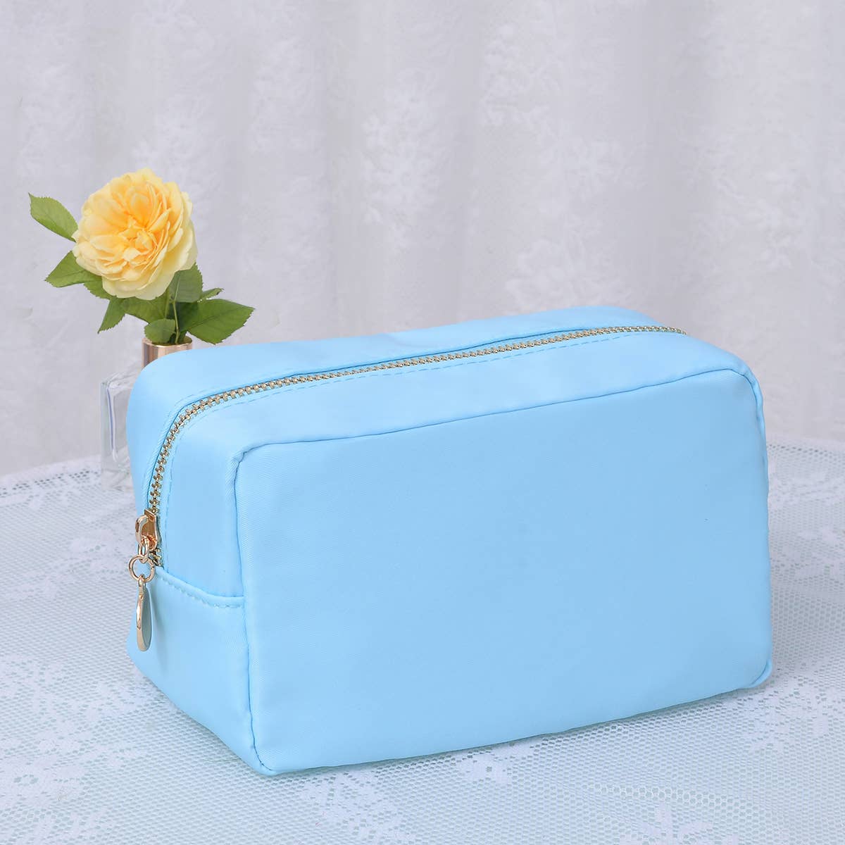 MiMi Wholesale - Wholesale Makeup/Cosmetic Bag - HM1012 Emma Round Zippered Nylon Cosmetic Pouch Bag15