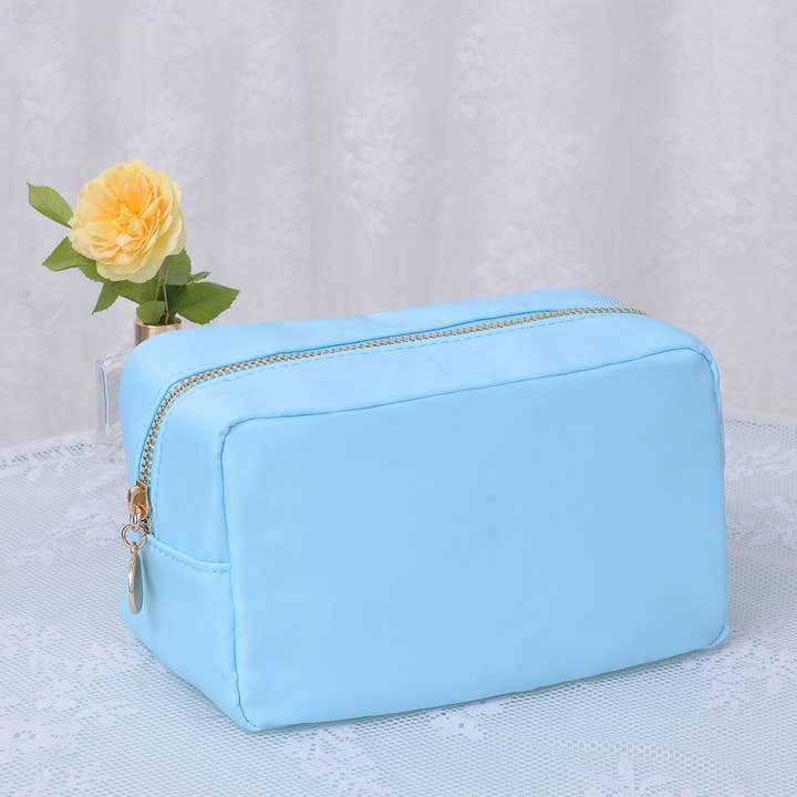 MiMi Wholesale - Wholesale Makeup/Cosmetic Bag - HM1012 Emma Round Zippered Nylon Cosmetic Pouch Bag15