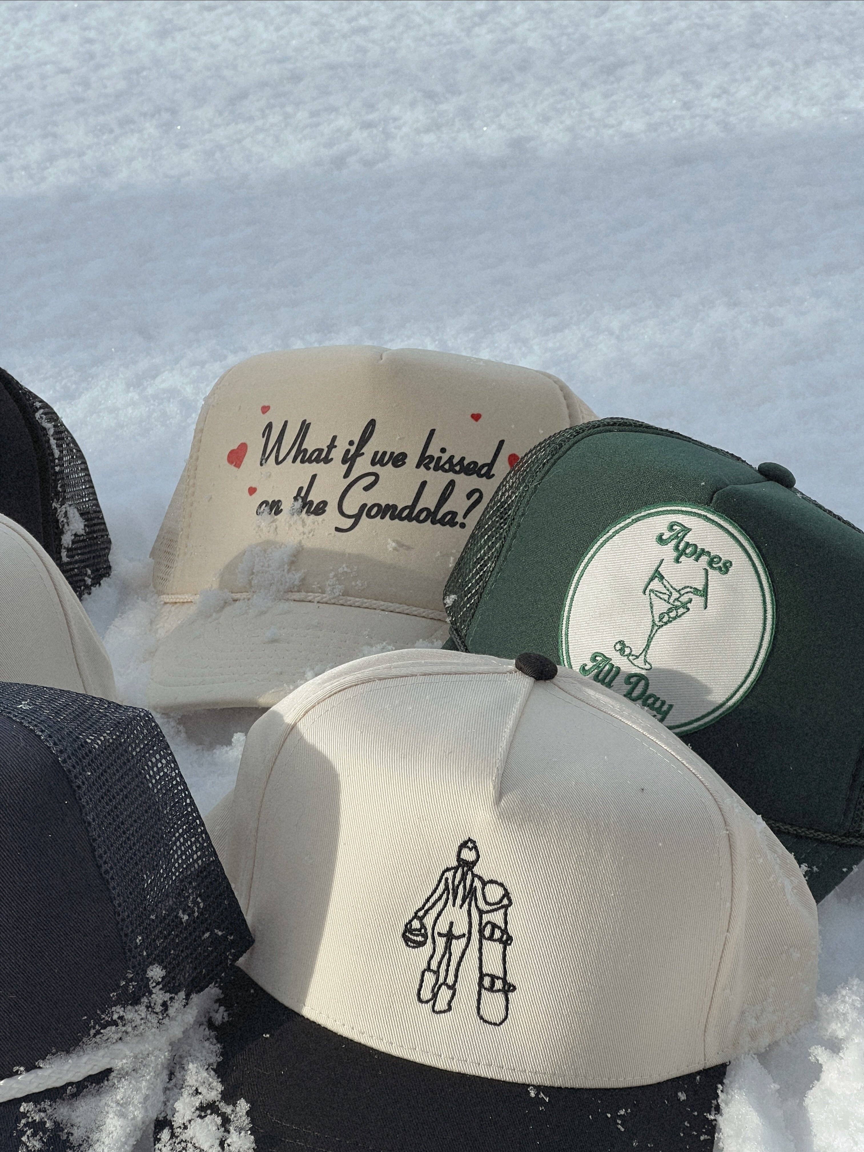Raw & Rebellious - Wholesale Trucker Hat - Women's - Nude Snowboard Girl - Vintage Trucker Hat2