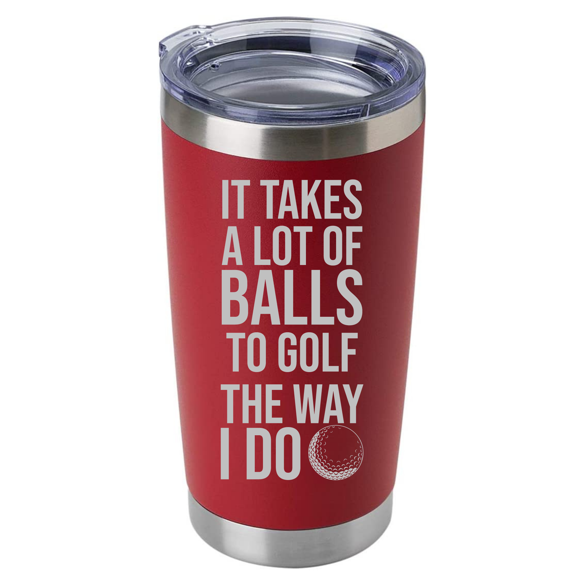 Acential Drinkware - Wholesale Insulated Mug/Tumbler - It Takes A Lot of Balls Golf Tumbler, Golf Gifts4