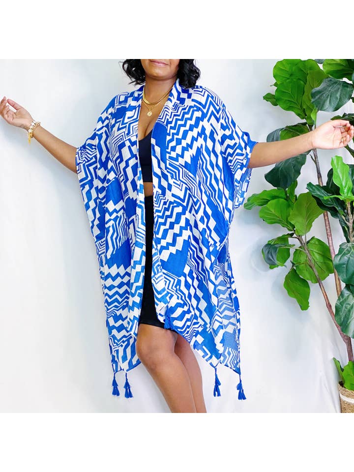 Ellison+Young - Wholesale Kimono - Women's - Geometric Art Kimono3