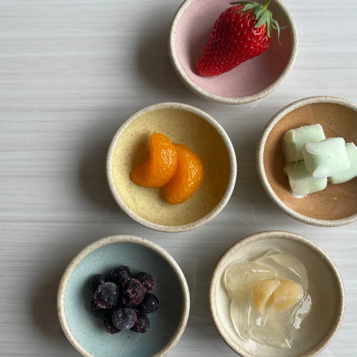 fort & field - Wholesale Condiment/Dip Bowl - Handmade 3" ceramic round mini condiment dishes - 11 colors
