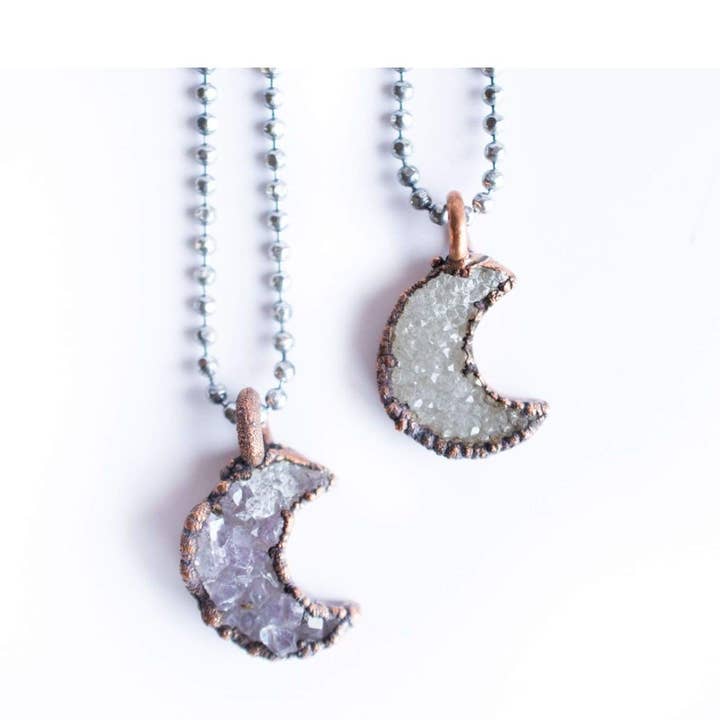 Ruwe elektrogevormde kristallen ketting voor wholesale door HAWKHOUSE