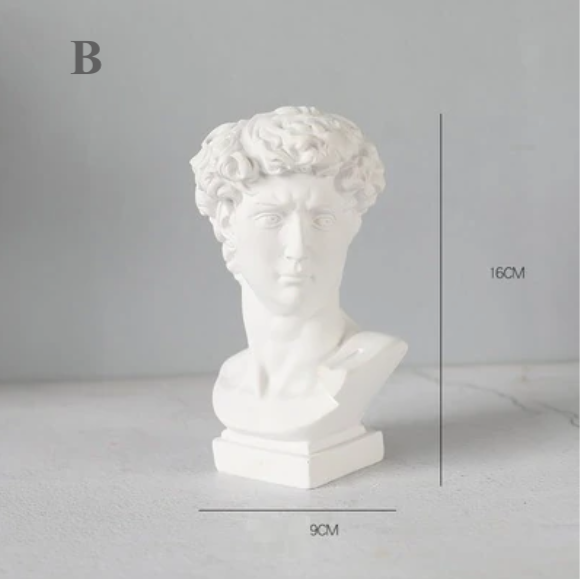 Homerely (We Cover All Import Duties) – wholesale Vase – Resin Human Head Portrait Vase1