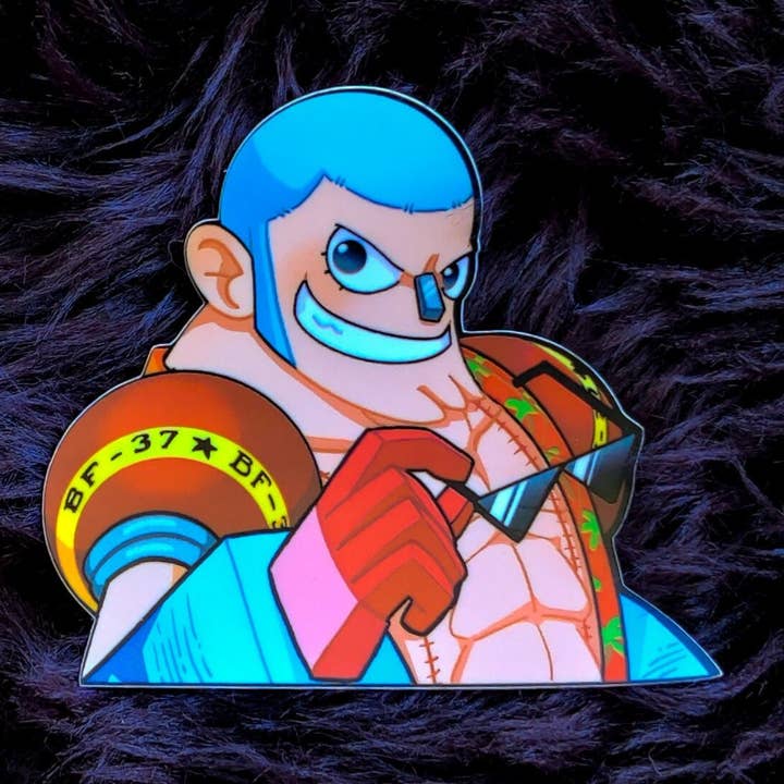 Autocollant en vinyle Robot Pirate pour la vente par Journeybunny