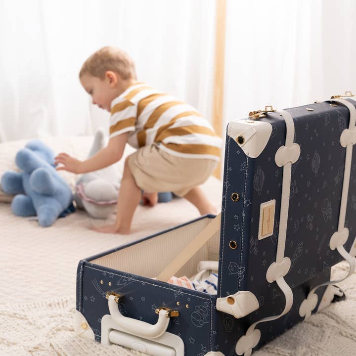 Coco Village - Wholesale Luggage - Kids - Vegan Leather Carry-On Suitcase - Space3