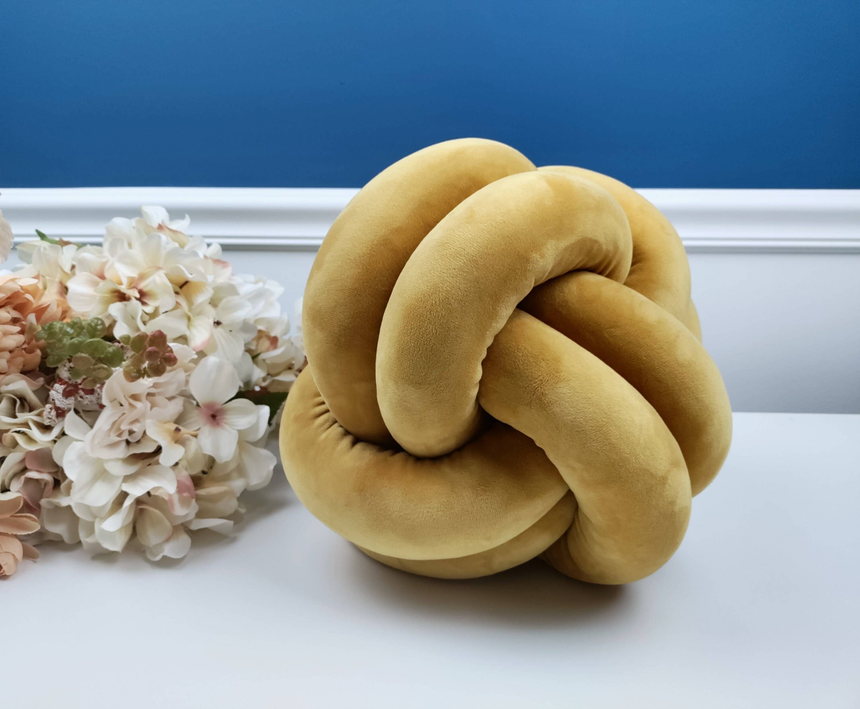 SUF Products LLC - Wholesale Throw/Decorative Pillow - Knot Pillow in Ball shape is 12 inches