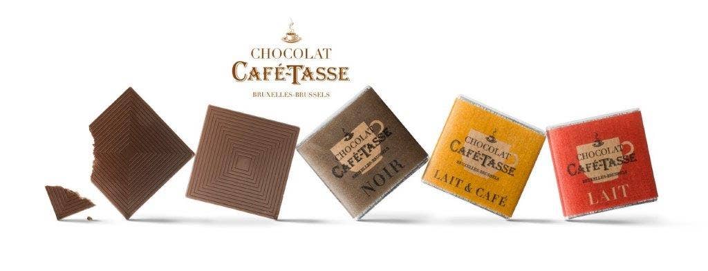 Café-Tasse – Caixa de chocolate por atacado – Conjunto de 15 quadrados de chocolates variados2