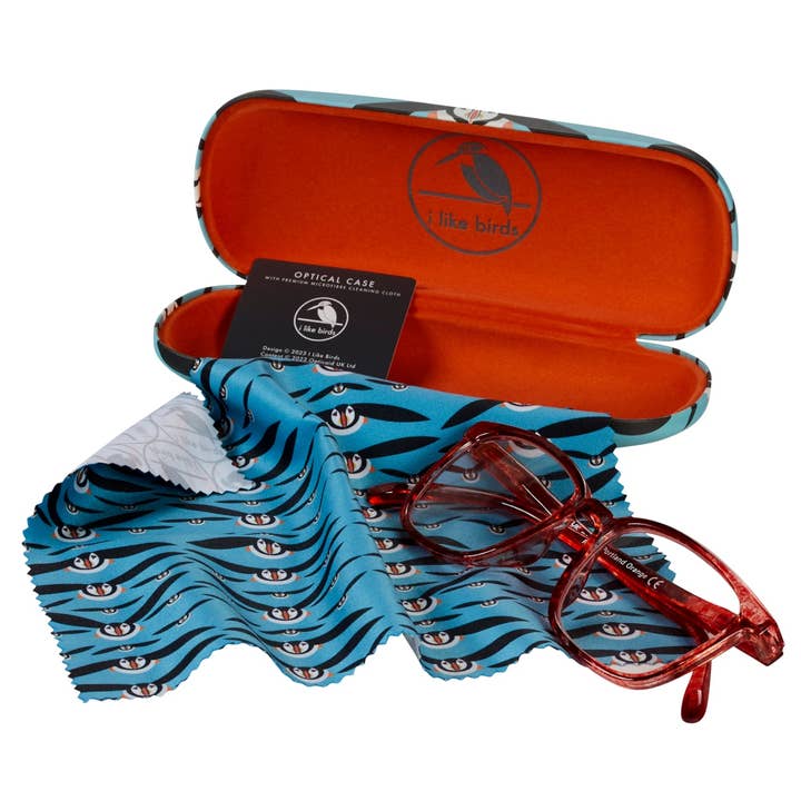 Remaldi® – wholesale Eyewear cases & holders – Unisex – Puffin Glasses Case & Premium Cloth4