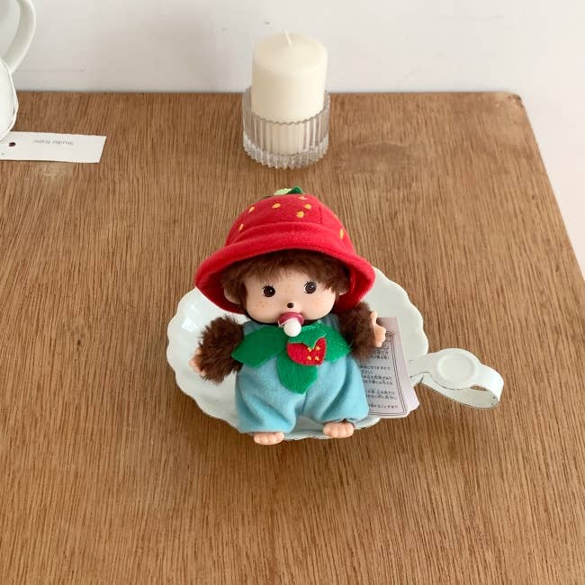 MOND HAUS - Wholesale Keychain - Women's - Jammy Strawberry Baby Monkey Doll Keychain Kawaii Bag Charm5