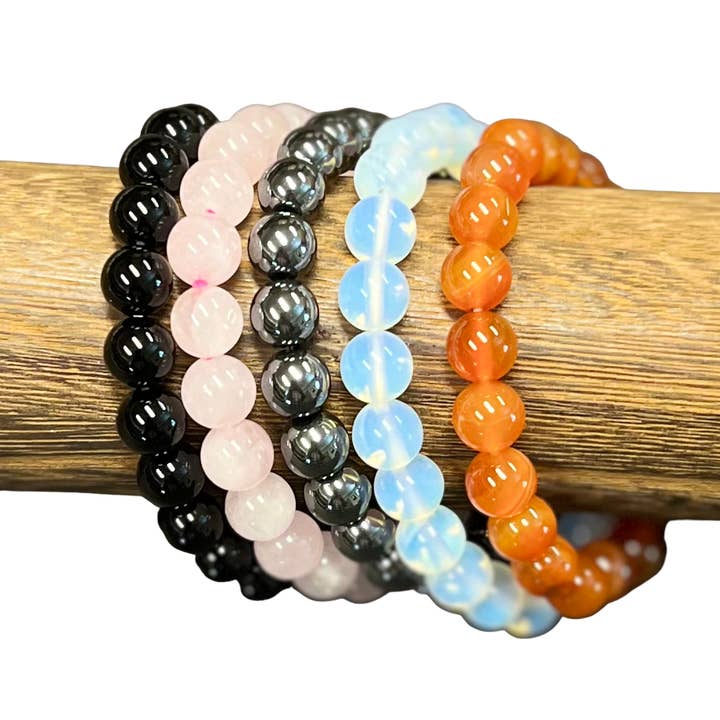 8mm Stretch Gemstone Bracelets and other Purchase Wholesale opalite bracelet. Free Returns & Net 60 Terms on Faire trending on Faire.