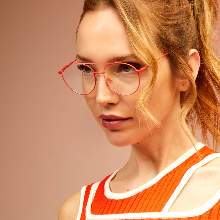 Koen Röda blå filterglasögon, presbyopi, graderade för wholesale av GOODBYE, RITA