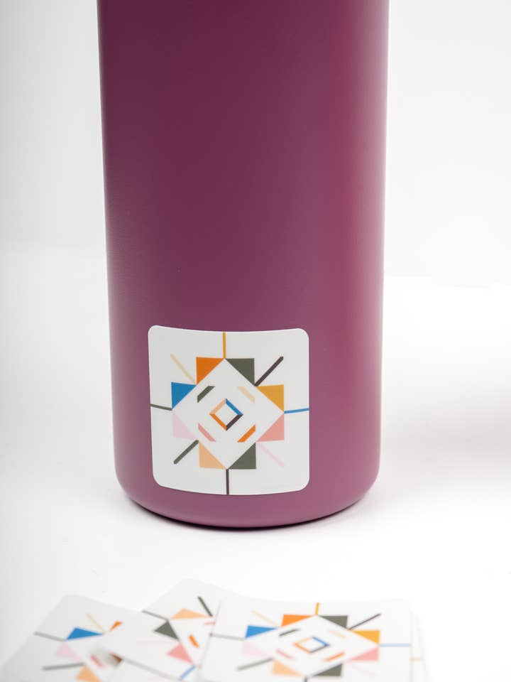 Gertrude's Star Sticker for wholesale by Meaford Pattern Press