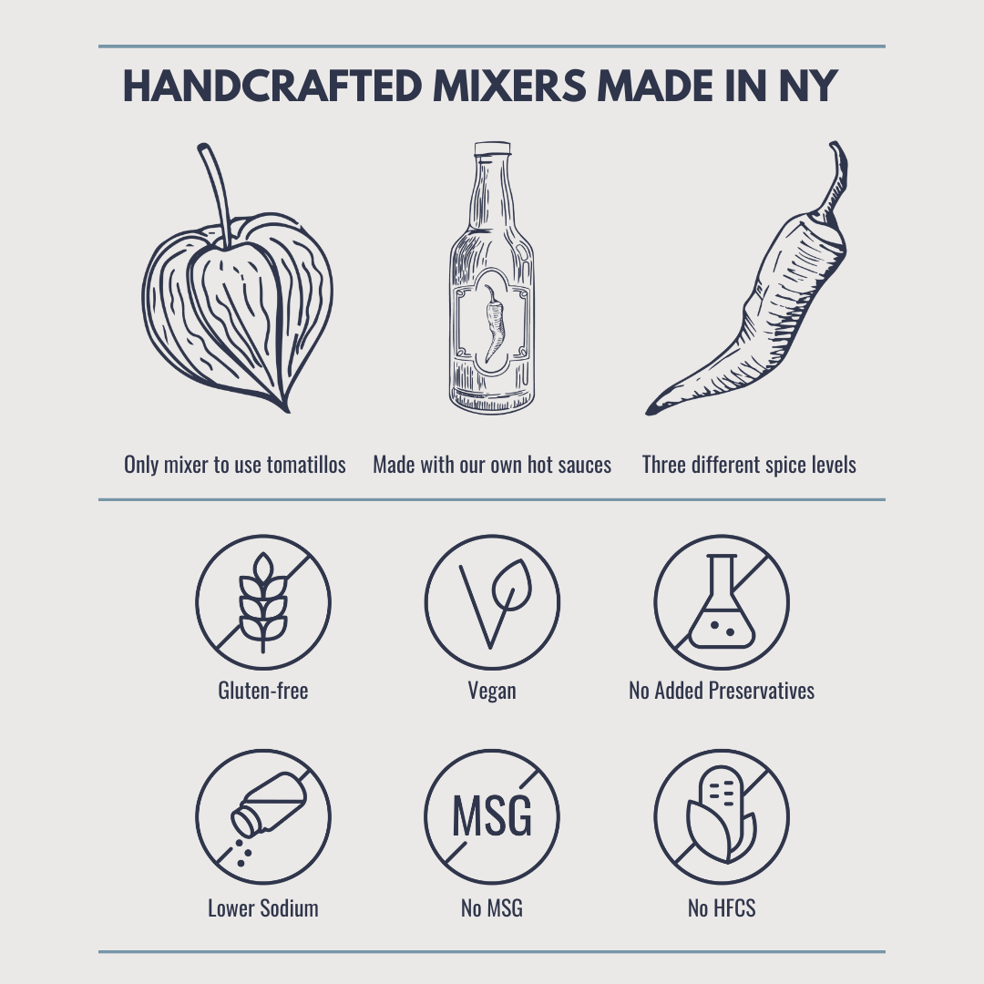 Toma Beverage Co - Vente Mélange/sirop pour cocktails - Toma Bloody Mary Mixer - PICANTE 8oz1