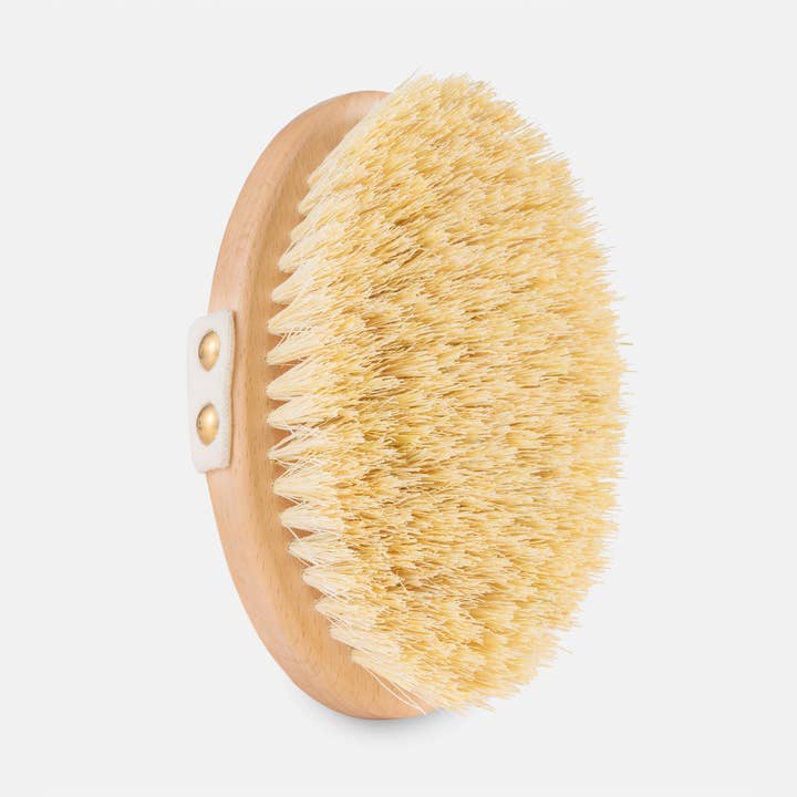 Bath Accessories Company - Wholesale Body Brush - Beechwood Sisal Dry Body Brush