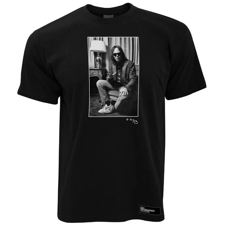 Neil Young t-shirt voor heren voor wholesale door Rock Photographers Collective