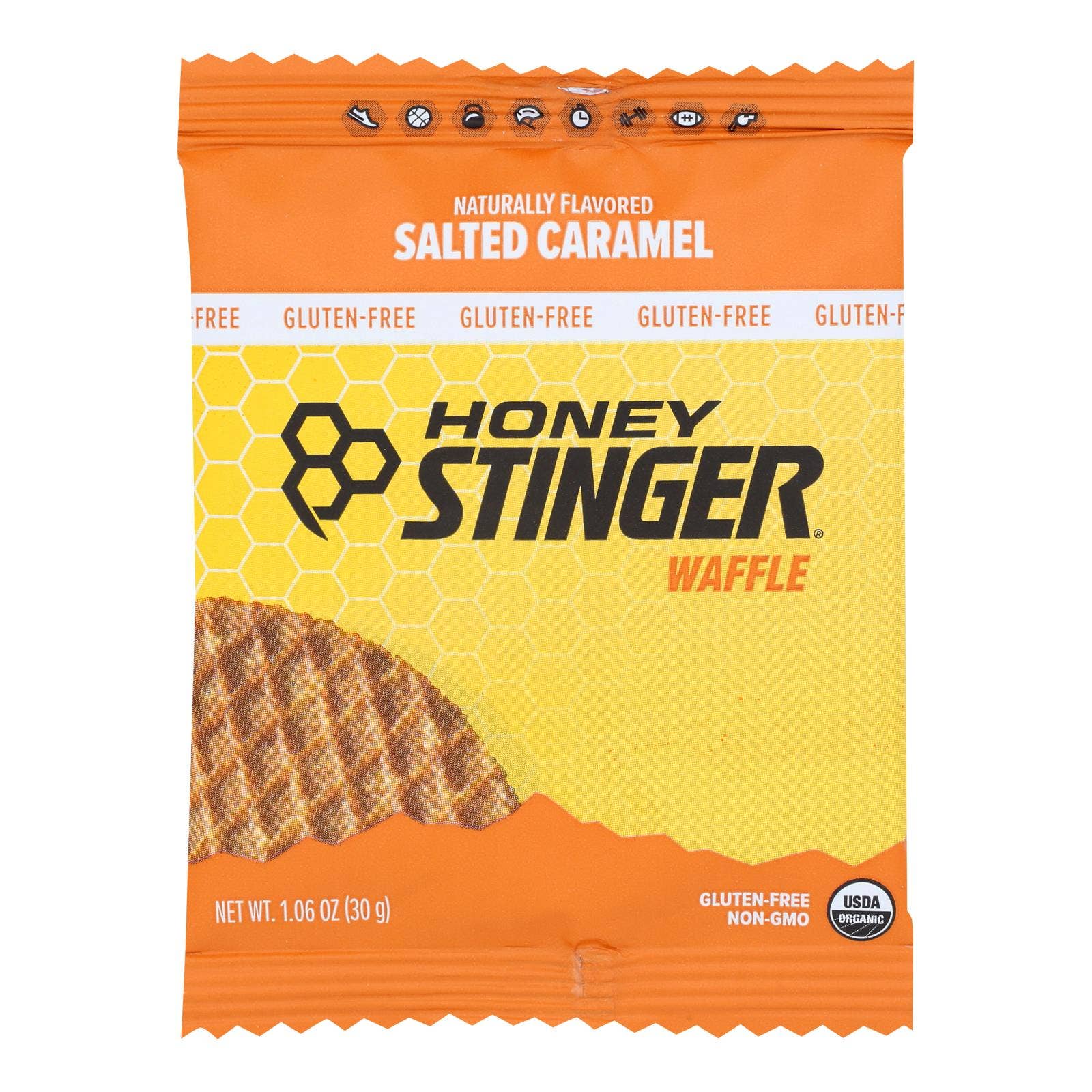 Everyday Supply Co - Wholesale Snack Bar - Honey Stinger Salted Caramel Gluten-Free Waffles, 12-Pack0