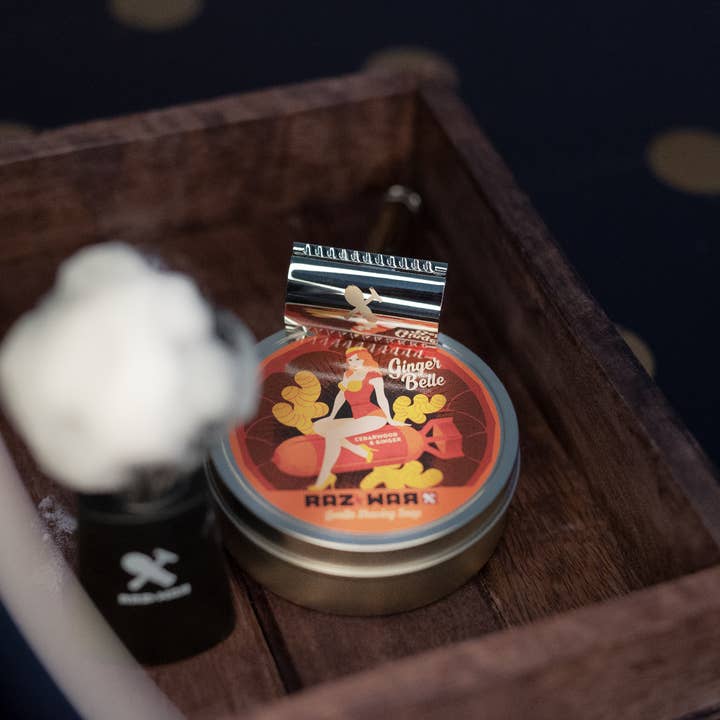 Raz*War – Großhandel Rasiercreme – Herren – Handgemachte und biologische Rasierseife — Ginger Belle