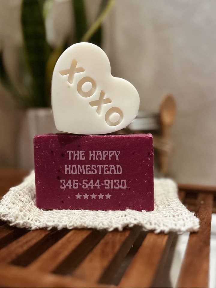 Rose - Soap Body Bar for wholesale by The Happy Homestead