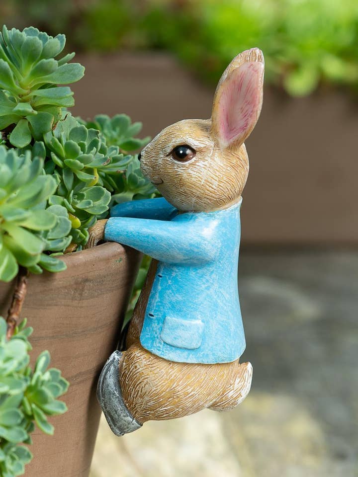 Beatrix Potter Peter Rabbit Hanging Plant Pot Hanger for wholesale by Jardinopia US