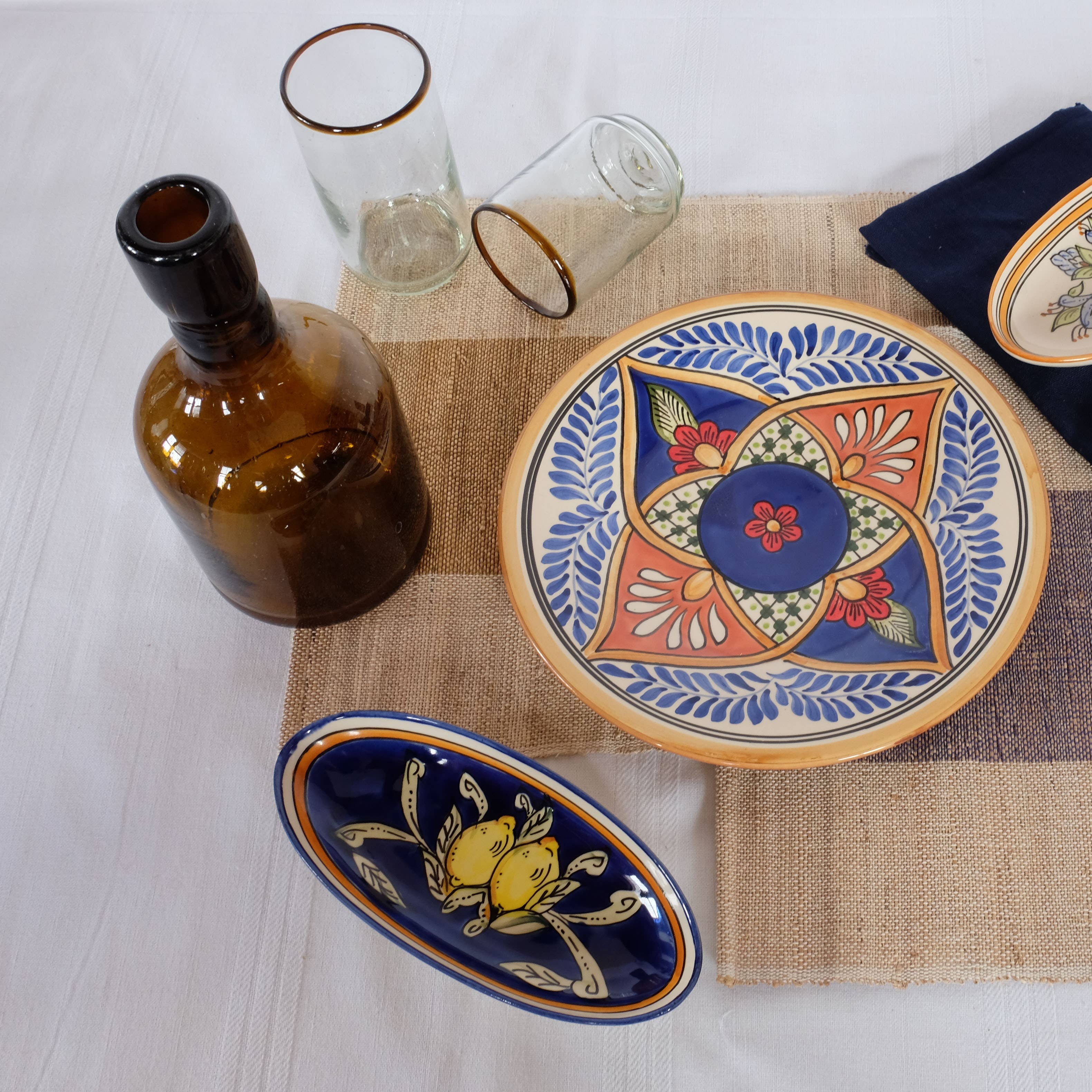 Sobremesa - Vendita all'ingrosso Bicchiere/tazza - Bicchiere impilabile grande con bordo ambrato | Articoli da bere3