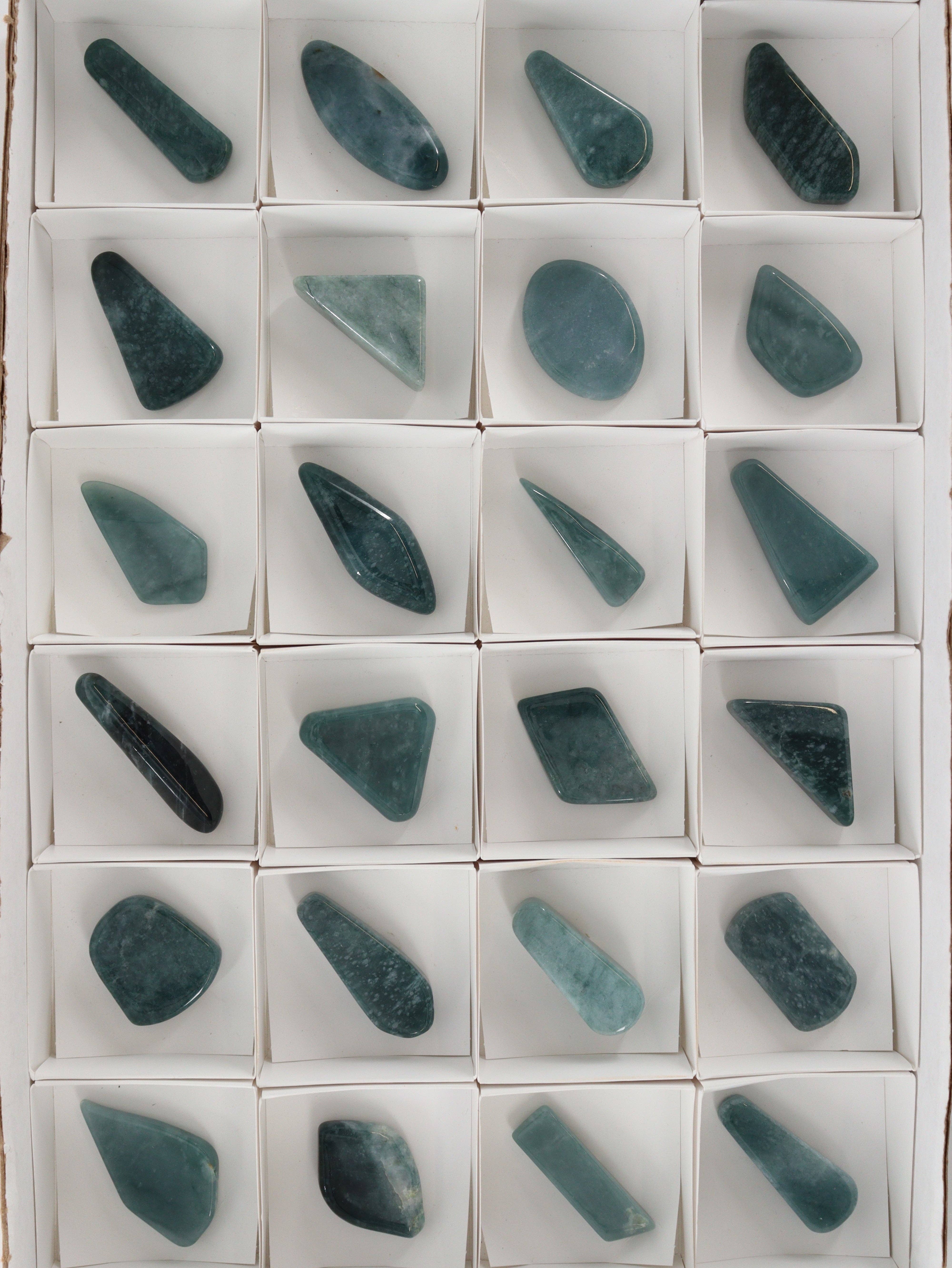 Mi Esperanza Minerals - Wholesale Spiritual Stone/Crystal - Jadeite Flat Set of 242