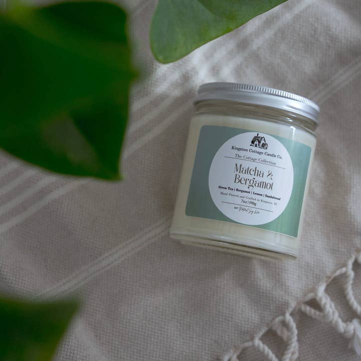 Kingston Cottage Candle Co. - Wholesale Jar/Filled Candle - Matcha and Bergamot Candle4
